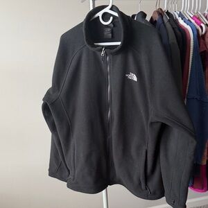 The North Face Classic Black Zip-Up Fleece